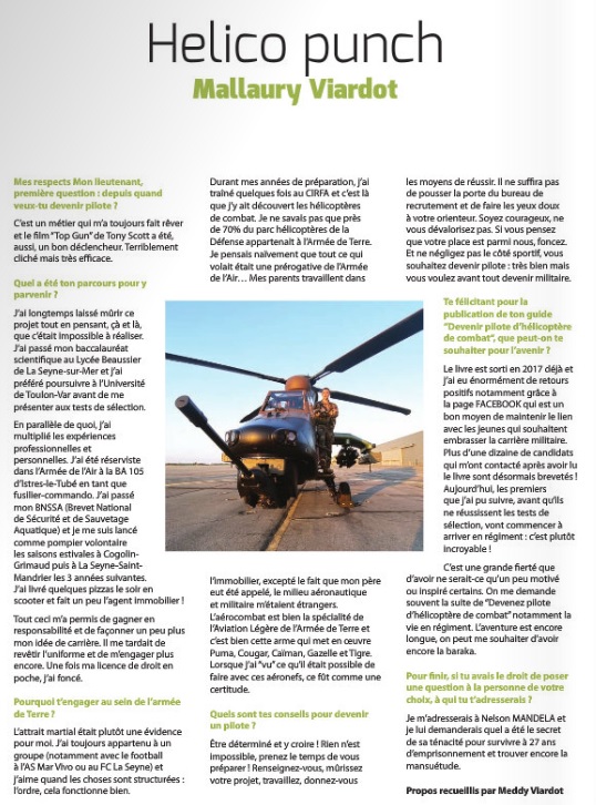 Devenez pilote d'hélicoptère de combat